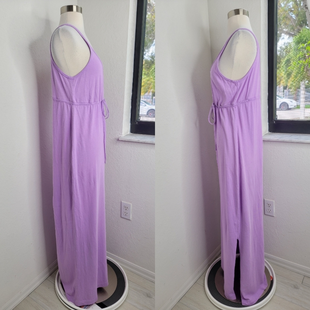 FREE PEOPLE BEACH Free-est Essential Tank Midi Dress In Lupine M. - Picture 5 of 8